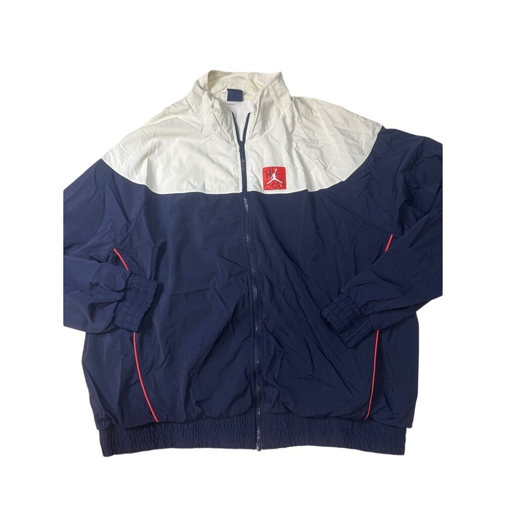 Nike Jordan Windbreaker Women XXL Navy White Excellent Tinker Hatfield Flight